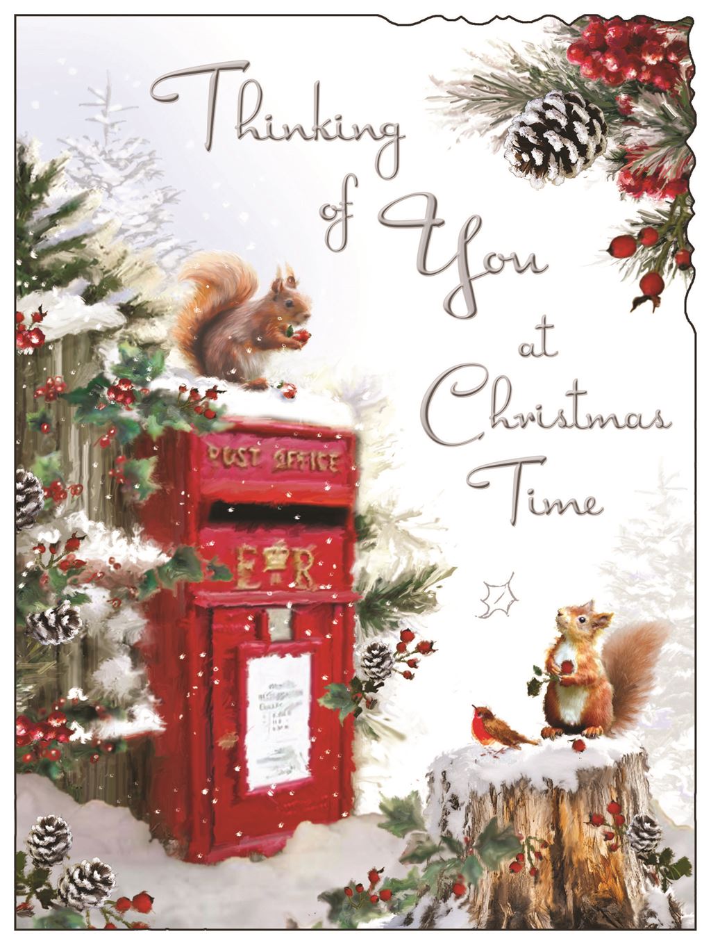 Thinking of You (squirrels) - Christmas Card