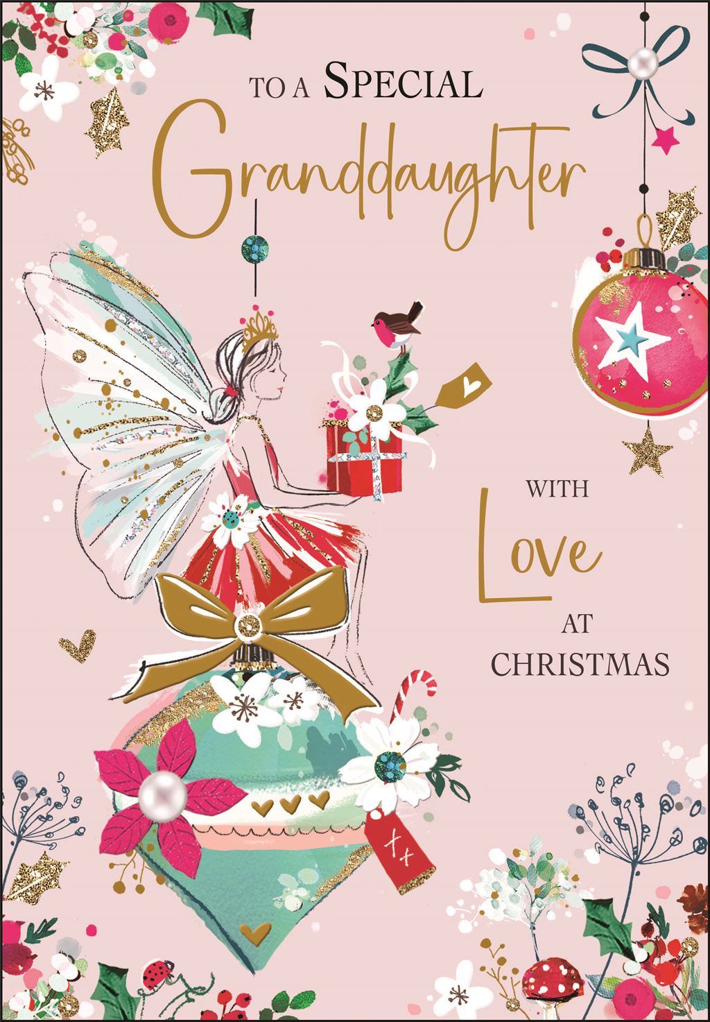 Granddaughter (fairy) - Christmas Card