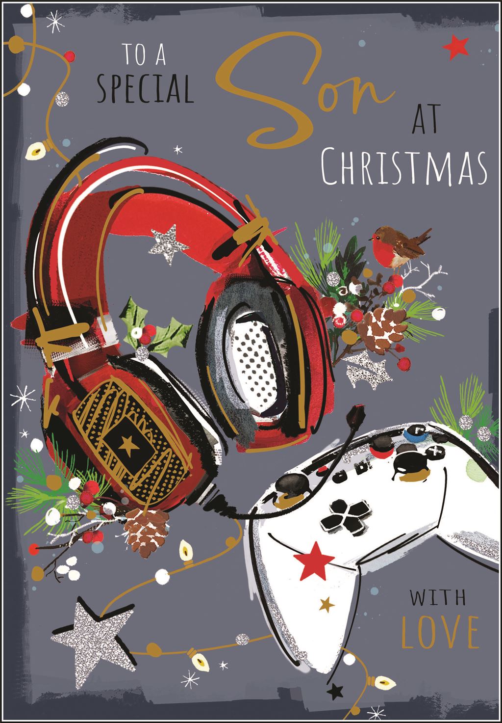 Son (headphones) - Christmas Card