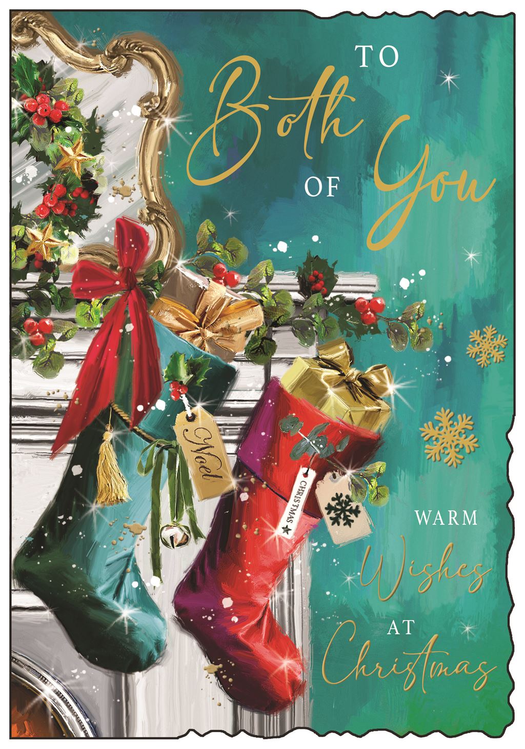 Both of You (stockings) - Christmas Card