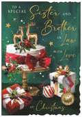Sister & Brother in Law (cake) - Christmas Card
