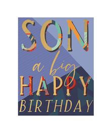 Son, a big Happy Birthday - card