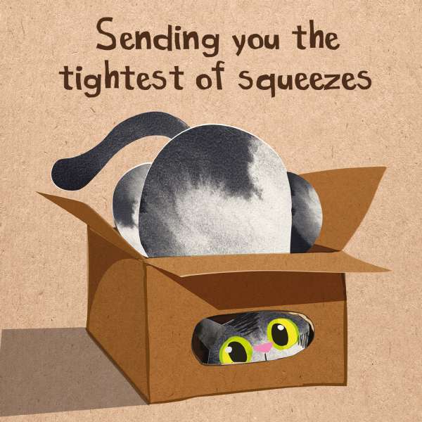 Tightest of squeezes card