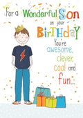 Wonderful Son - Birthday Card