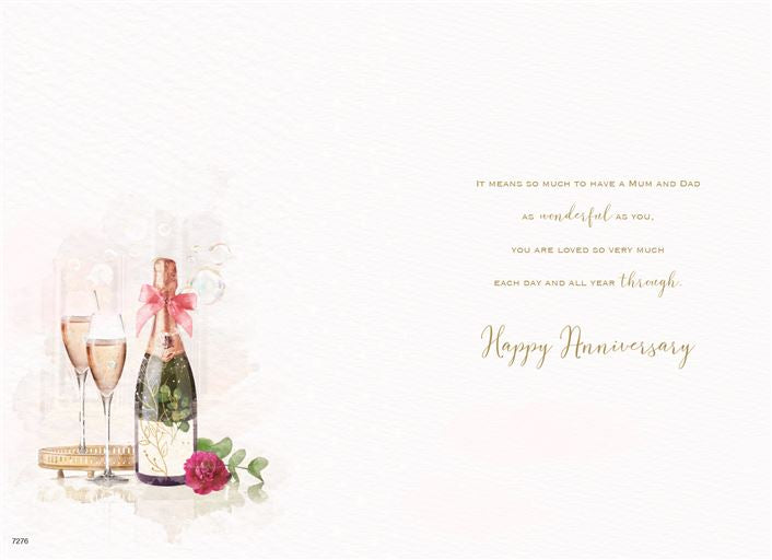 Special Mum and Dad - Anniversary card
