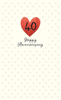 40th Anniversary card