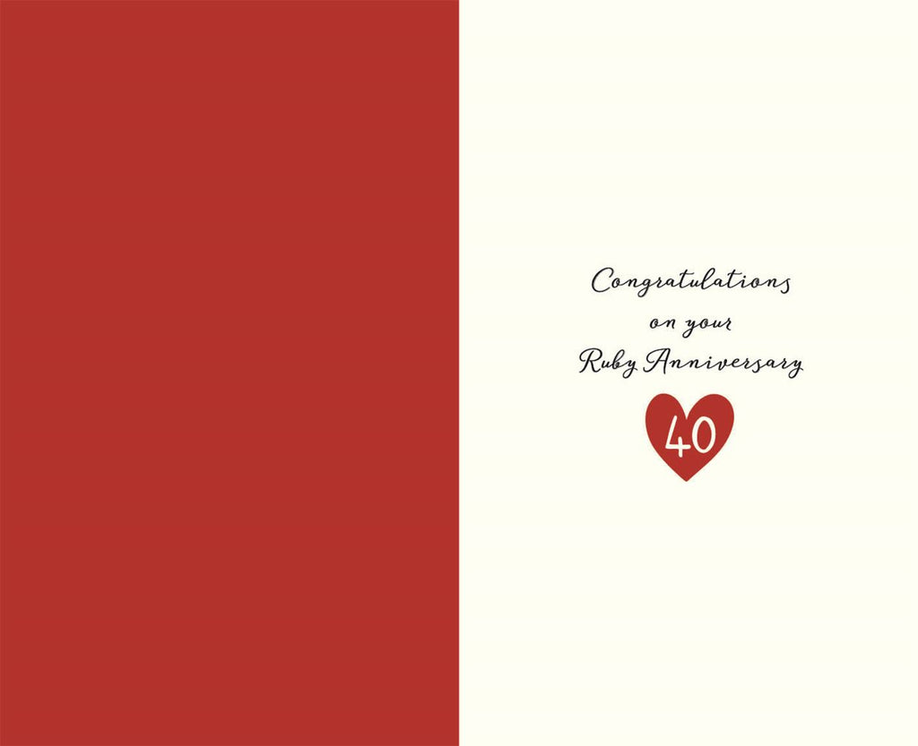 40th Anniversary card