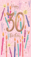 Candles - 30th Birthday Card
