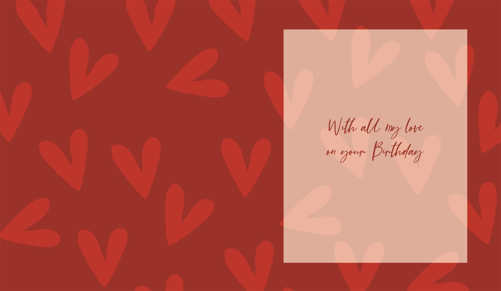 Wife, so lucky - Birthday card
