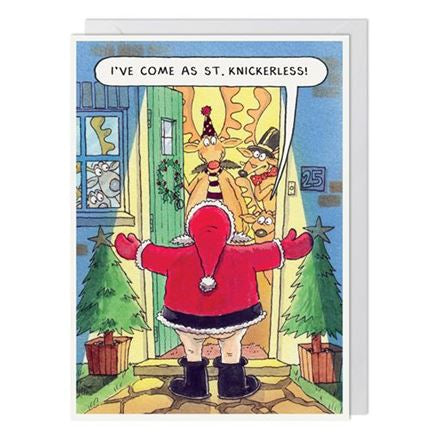 St. Knickerless - Christmas Card