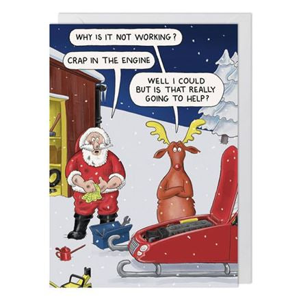 Engine - Christmas Card