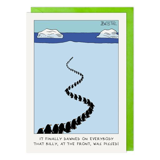 AT THE FRONT - Blank Card