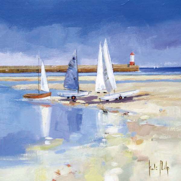 Yachts, Berwick upon Tweed - Blank Card
