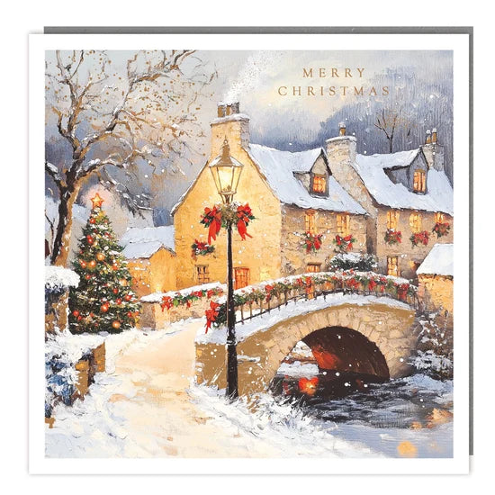 Snowy Bridge Charity Cards - Pack of 5 - Christmas Cards