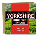 Yorkshire Brother-in-law Birthday card