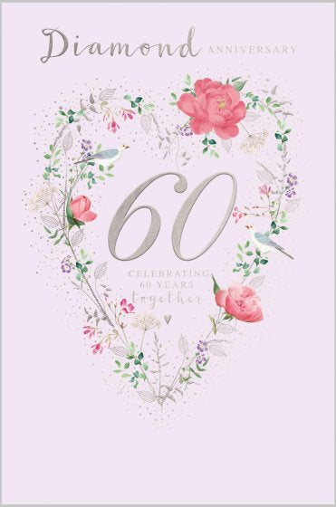 Diamond Wedding Anniversary - Anniversary Card