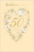 Golden Wedding Anniversary - Anniversary Card