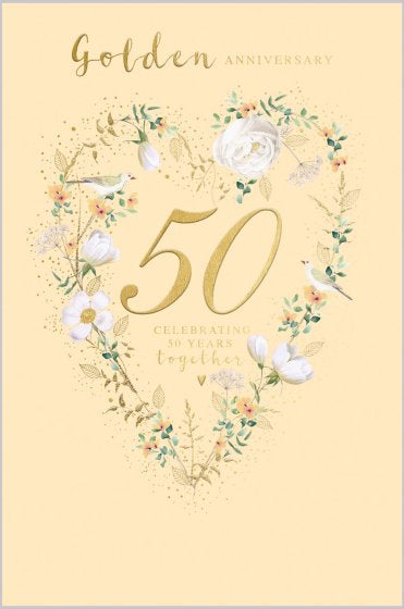 Golden Wedding Anniversary - Anniversary Card