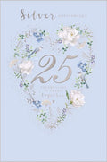 Silver Wedding Anniversary card