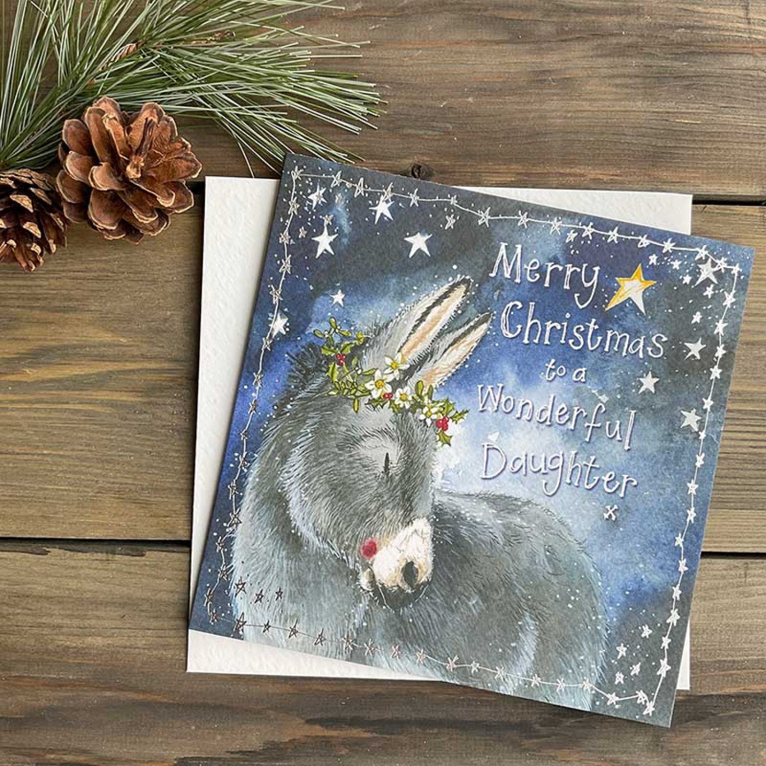 Alex Clark Wonderful DAUGHTER - Christmas Card