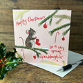 Alex Clark Special Granddaughter - Christmas Card