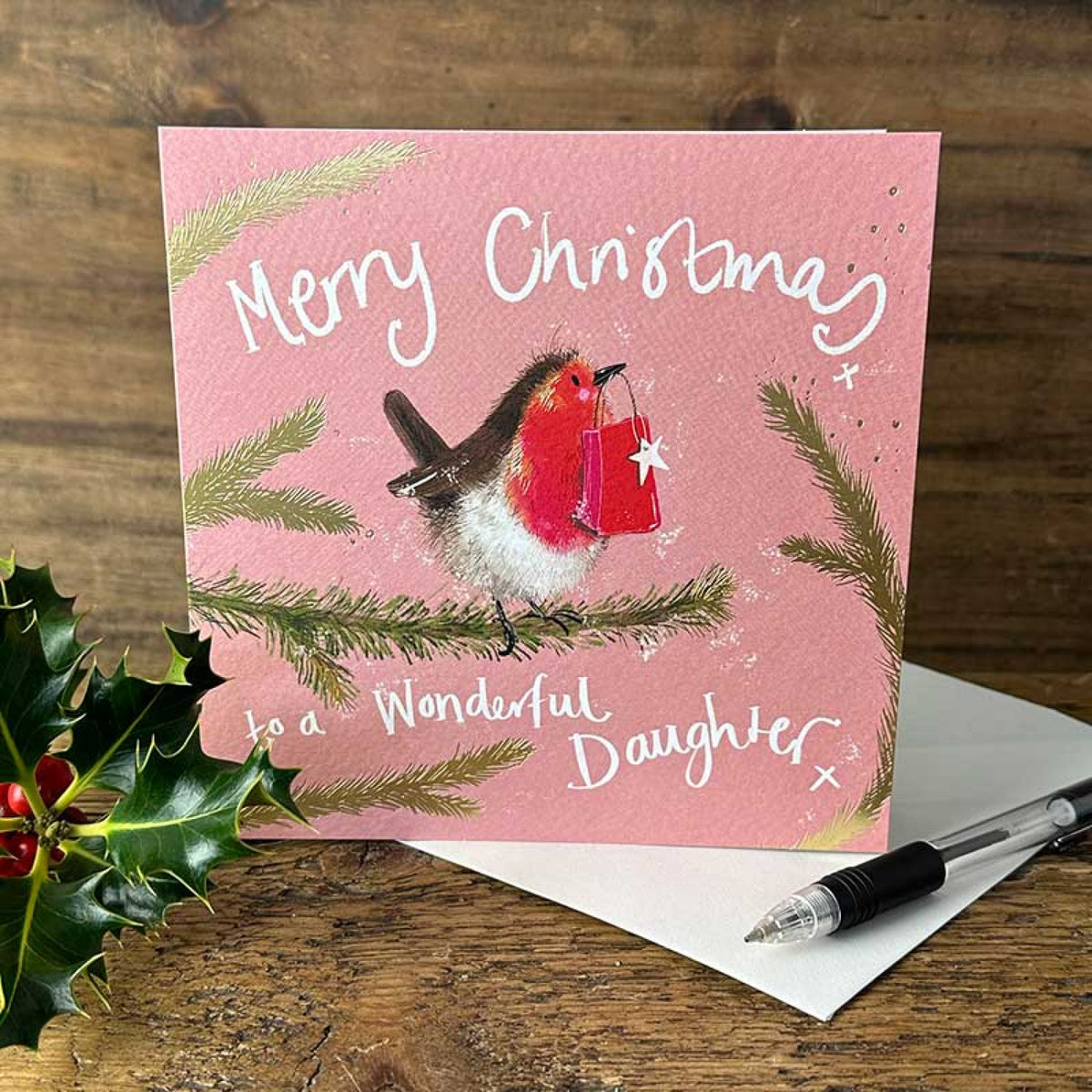 Wonderful DAUGHTER - Christmas Card