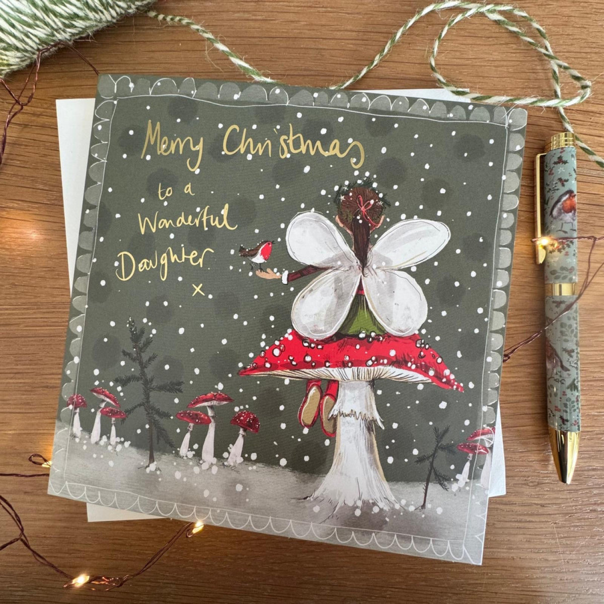 Wonderful Daughter - Alex Clark Christmas card