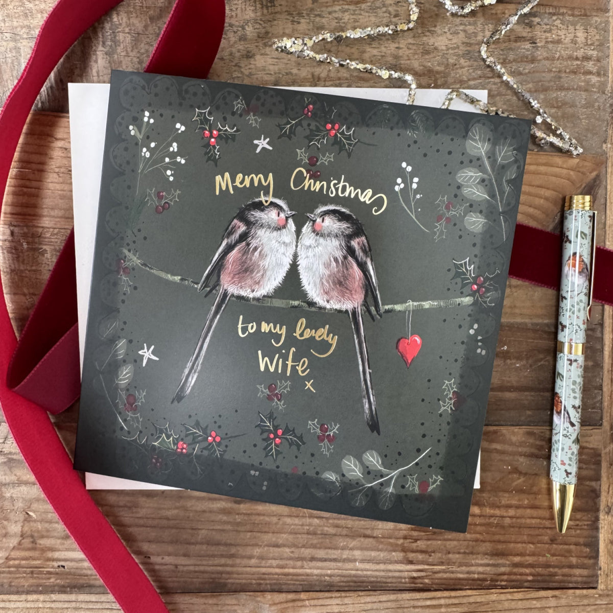 Lovely Wife- Alex Clark Christmas card