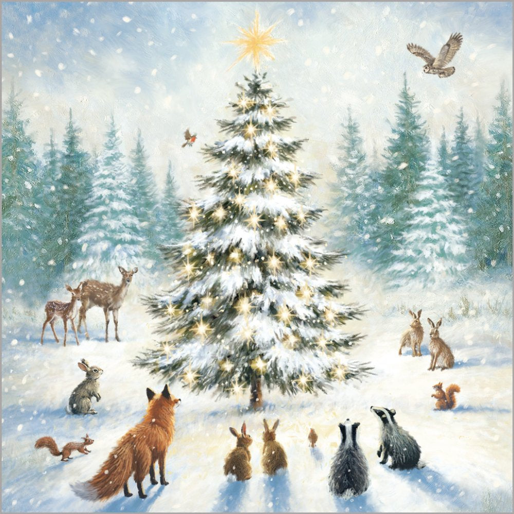 Festive Animals - Pack of 24 - Christmas Cards