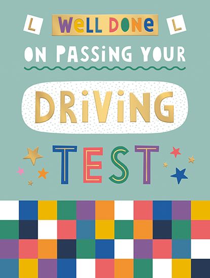 Passed your Driving Test - Driving Test Card