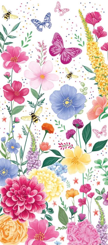 Flowers & butterflies - Money Wallet