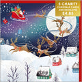 Santa Sleigh Ride 5 pack of Charity Christmas cards