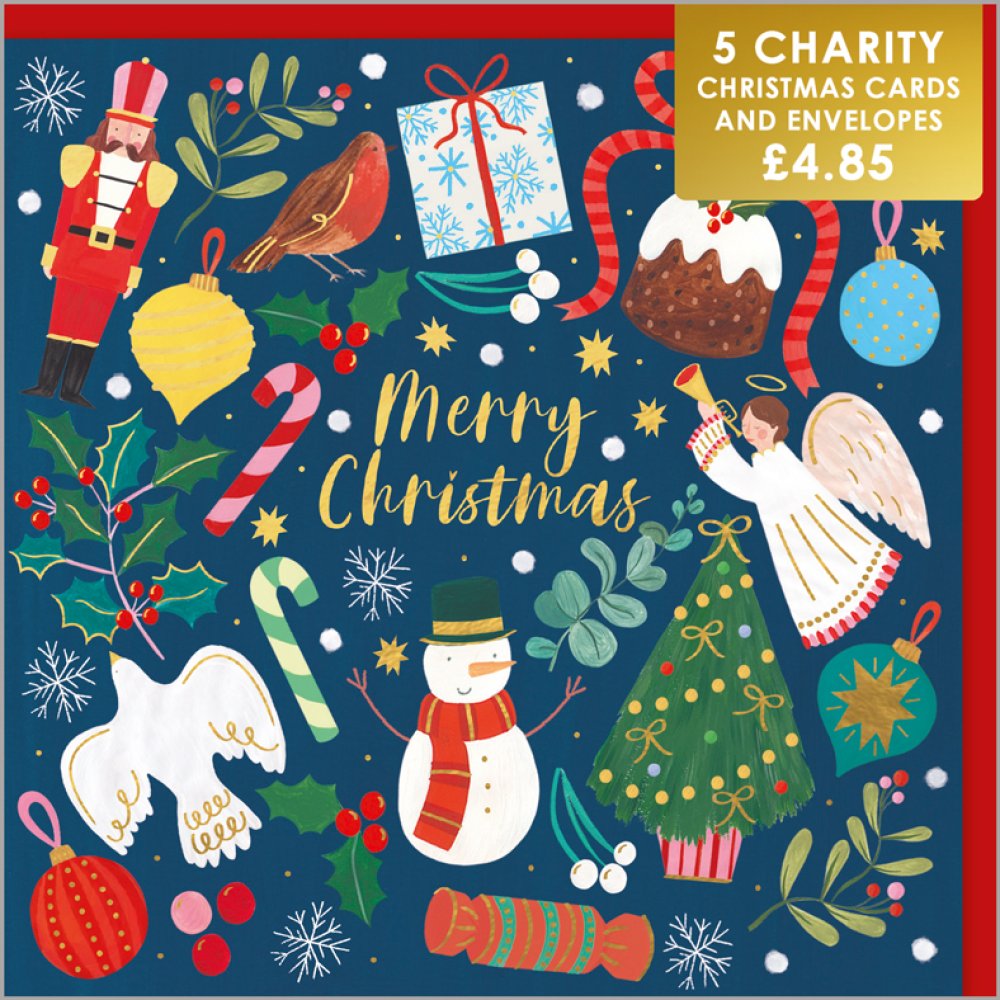 Festive Icons - 5 pack of Charity Christmas cards