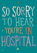 In Hospital - Get Well Card