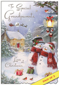 Grandparents (snowmen) - Christmas Card