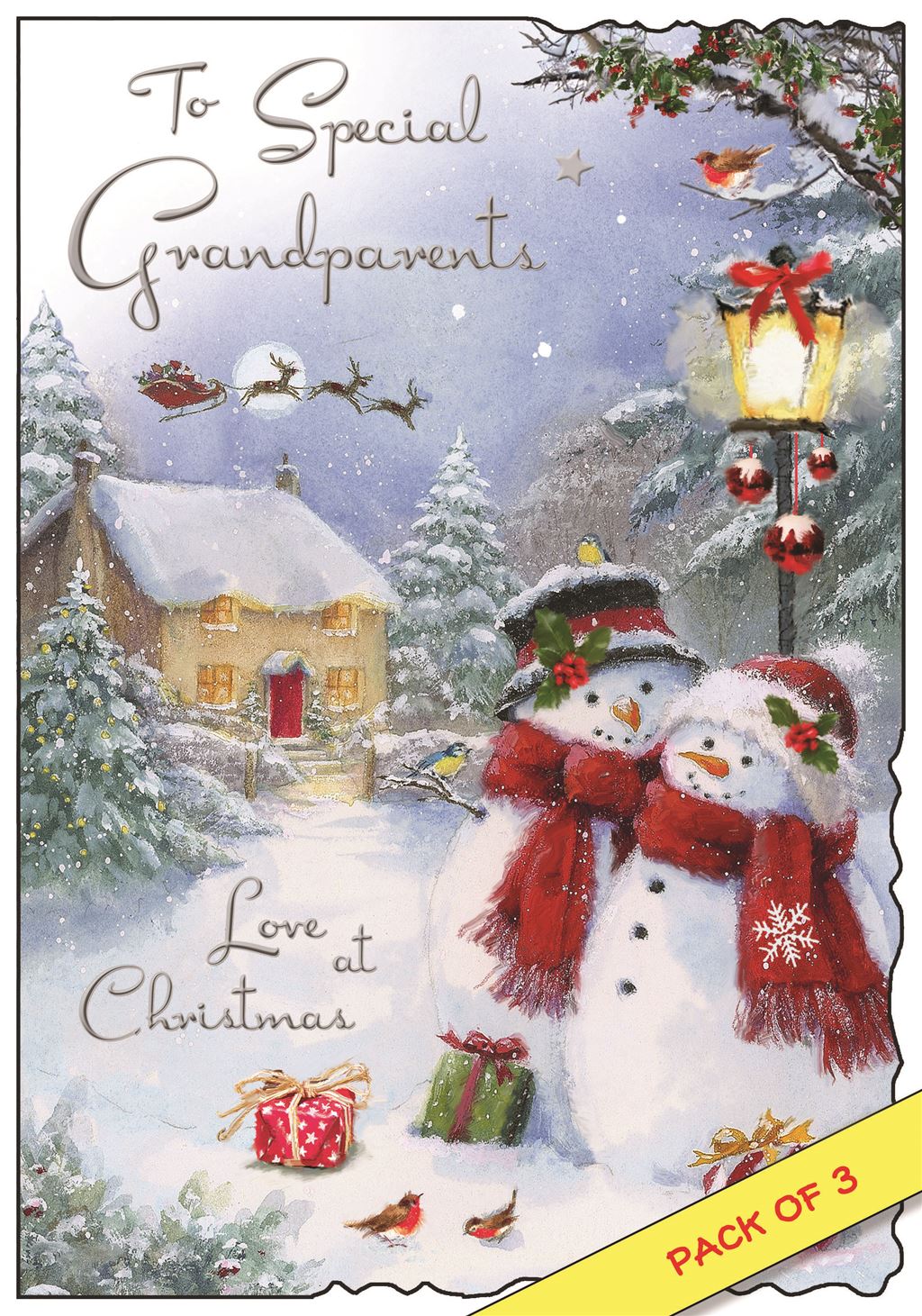 Grandparents (snowmen) - Christmas Card