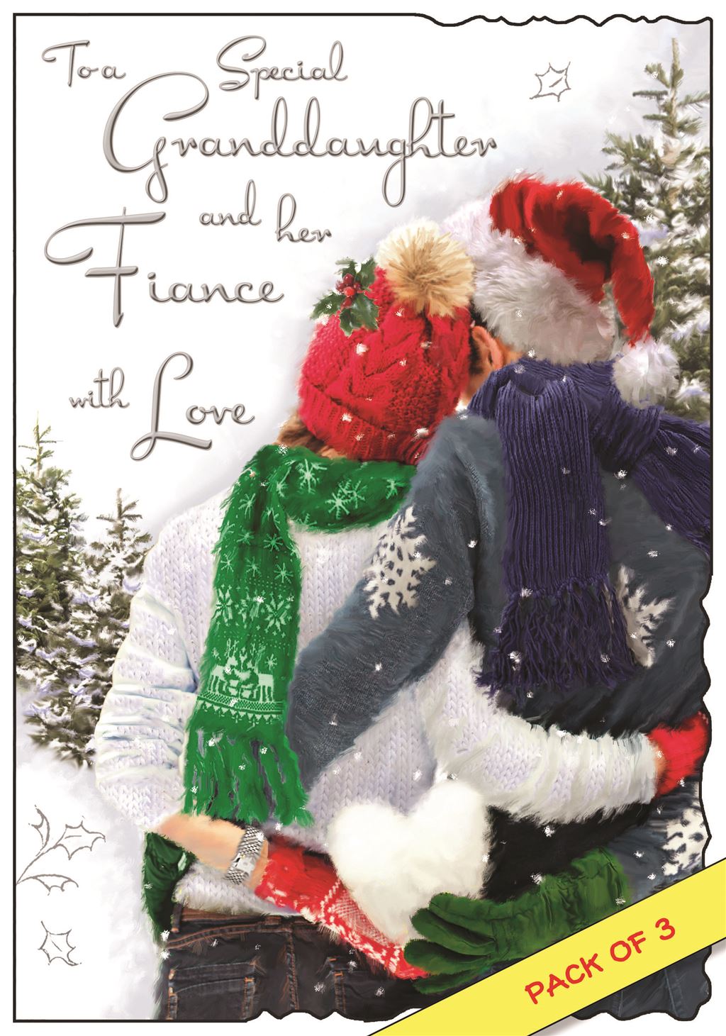 Granddaughter & Fiancé (couple) - Christmas Card