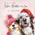 Two Happy Dogs, Sister & Brother-in-law- Christmas card