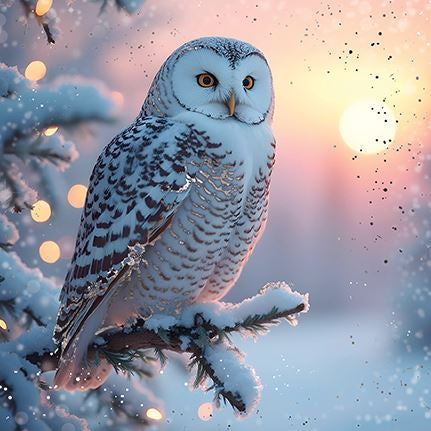 The owl - Luxury Box 16 Christmas cards