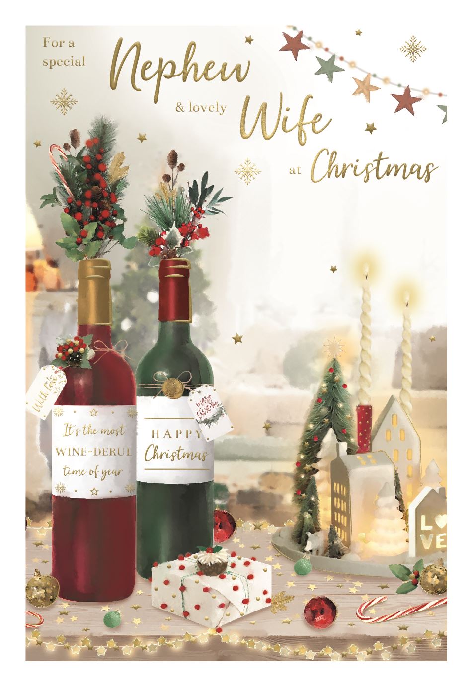 Nephew & Wife - Christmas card