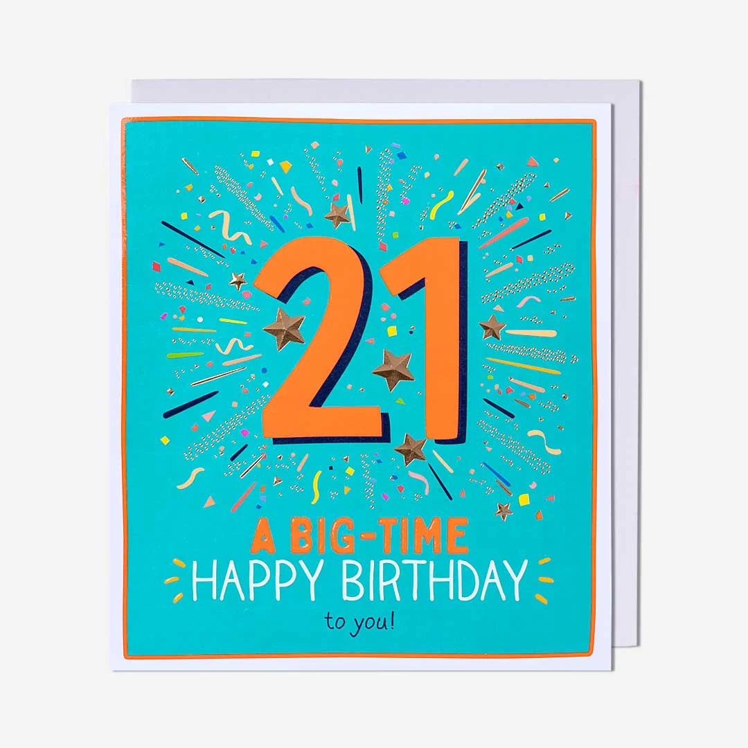 21st Birthday - 21st Birthday Card