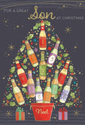 Son, beers - Christmas card