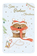 Son & Partner, cute - Christmas card
