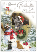 Granddaughter (donkey)- Christmas Card