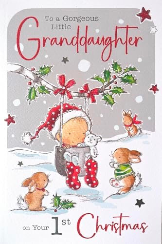 Granddaughter's 1st Christmas - Christmas Card
