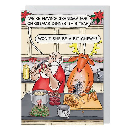 Bit Chewy - Christmas Card