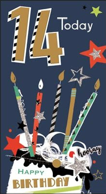 14th Birthday - Jonny Javelin Card