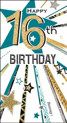 16th Birthday - Jonny Javelin Card