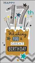 17th Birthday - Jonny Javelin Card