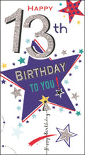13th  Birthday - Jonny Javelin Card